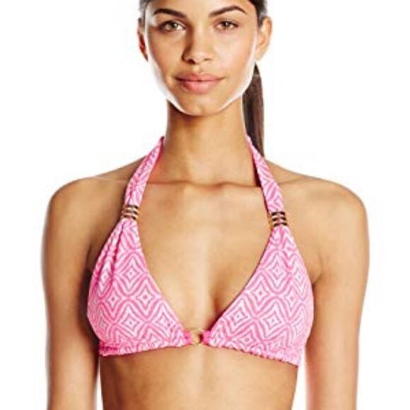 Beach Bunny Coral Reef Halter Bikini Top nwt - Picture 2 of 7